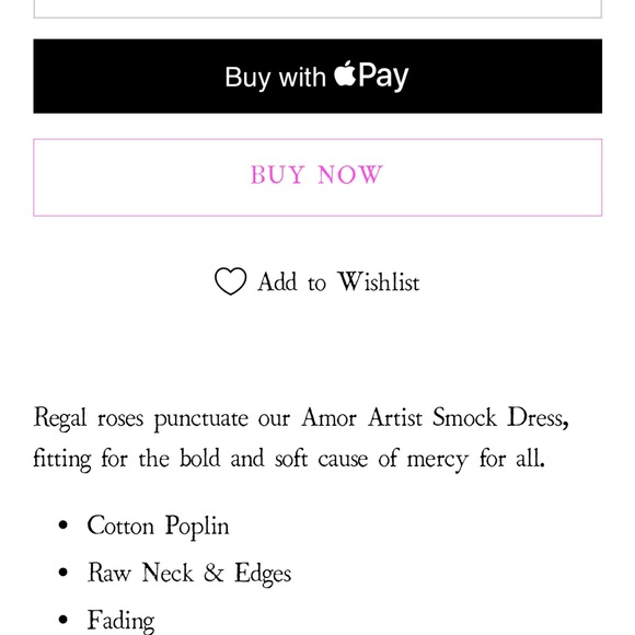 Magnolia Pearl Cream Dress with Pink and Yellow Print New never worn. - Picture 8 of 8